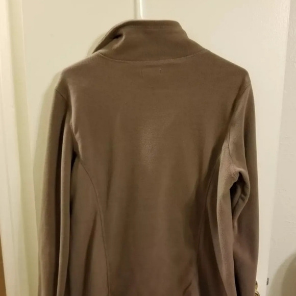 Old Navy Brown Fleece Zip Up Size Large - Picture 3 of 3